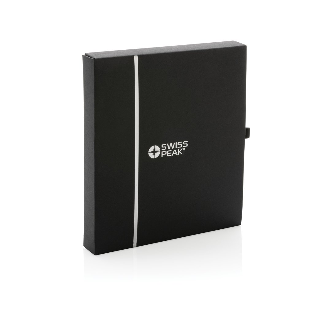 Set de regalo de viaje de PU reciclado Swiss Peak GRS - Portadocumentos personalizados - Mochilas corporativas personalizadas - imagen 9