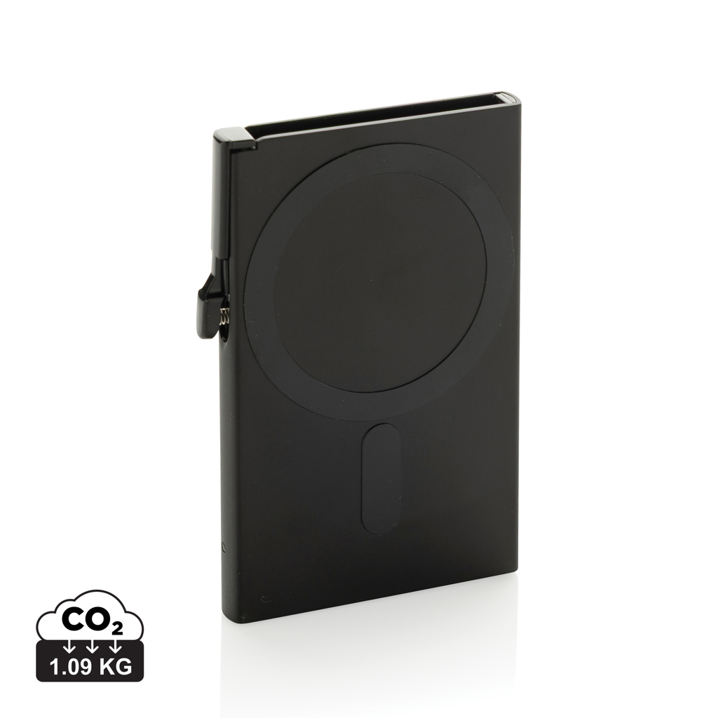 Tarjetero magnético RFID de aluminio para teléfono - Tarjeteros y carteras personalizados - Mochilas Corporativas Personalizadas