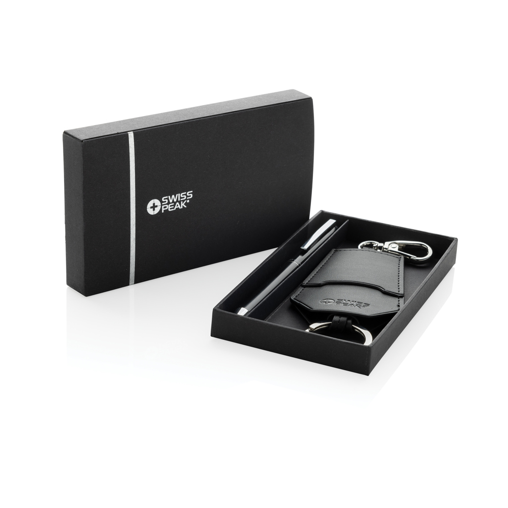 Set bolígrafos/llavero Tula de PU reciclado certificado RCS - Viaje - Mochilas corporativas personalizadas - imagen 9