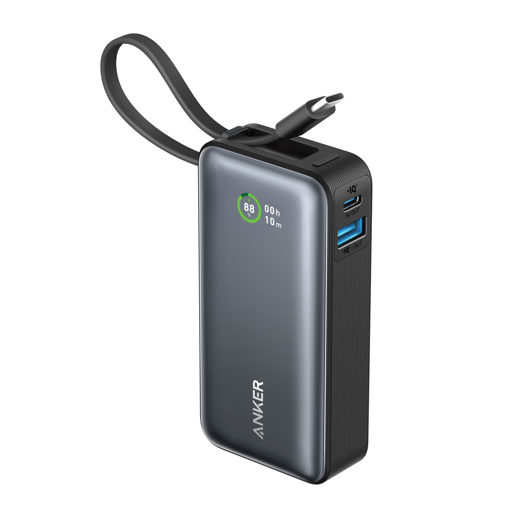 Batería externa Anker Nano 30W con cable USB-C integrado - Viaje - Mochilas Corporativas Personalizadas - imagen 3