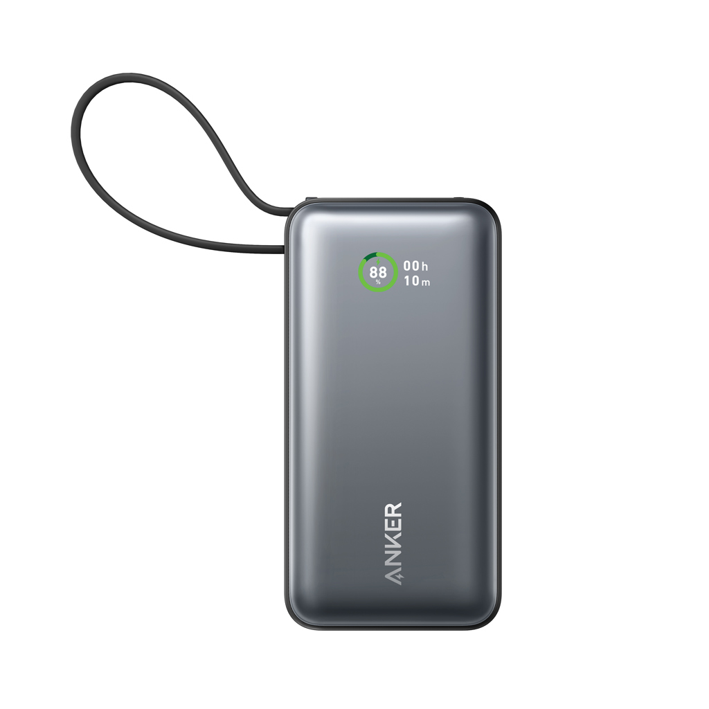 Batería externa Anker Nano 30W con cable USB-C integrado - Viaje - Mochilas Corporativas Personalizadas - imagen 4