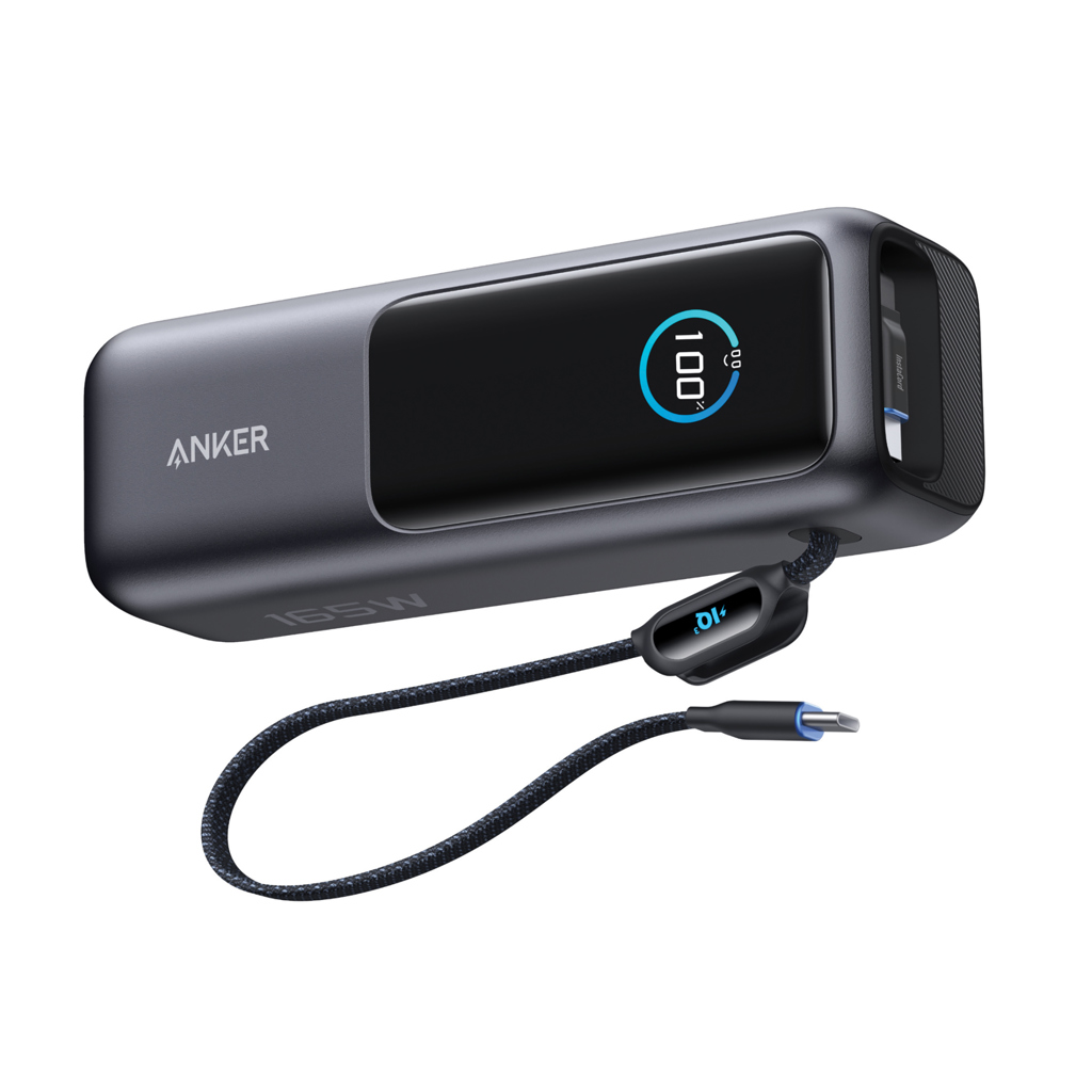 Batería Anker 25.000 mAh 165W con cable retráctil - Viaje - Mochilas corporativas personalizadas - imagen 3