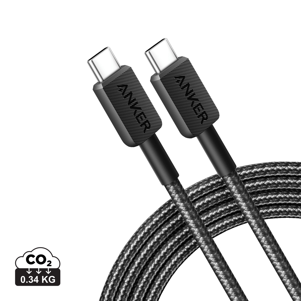 Cable USB-C a USB-C Anker de 1,8 metros y 60W - Oficina - Mochilas corporativas personalizadas
