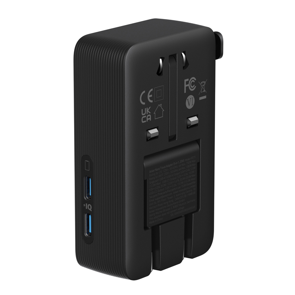 Adaptador de viaje Anker 20W Nano 5 en 1 - Oficina - Mochilas Corporativas Personalizadas - imagen 6