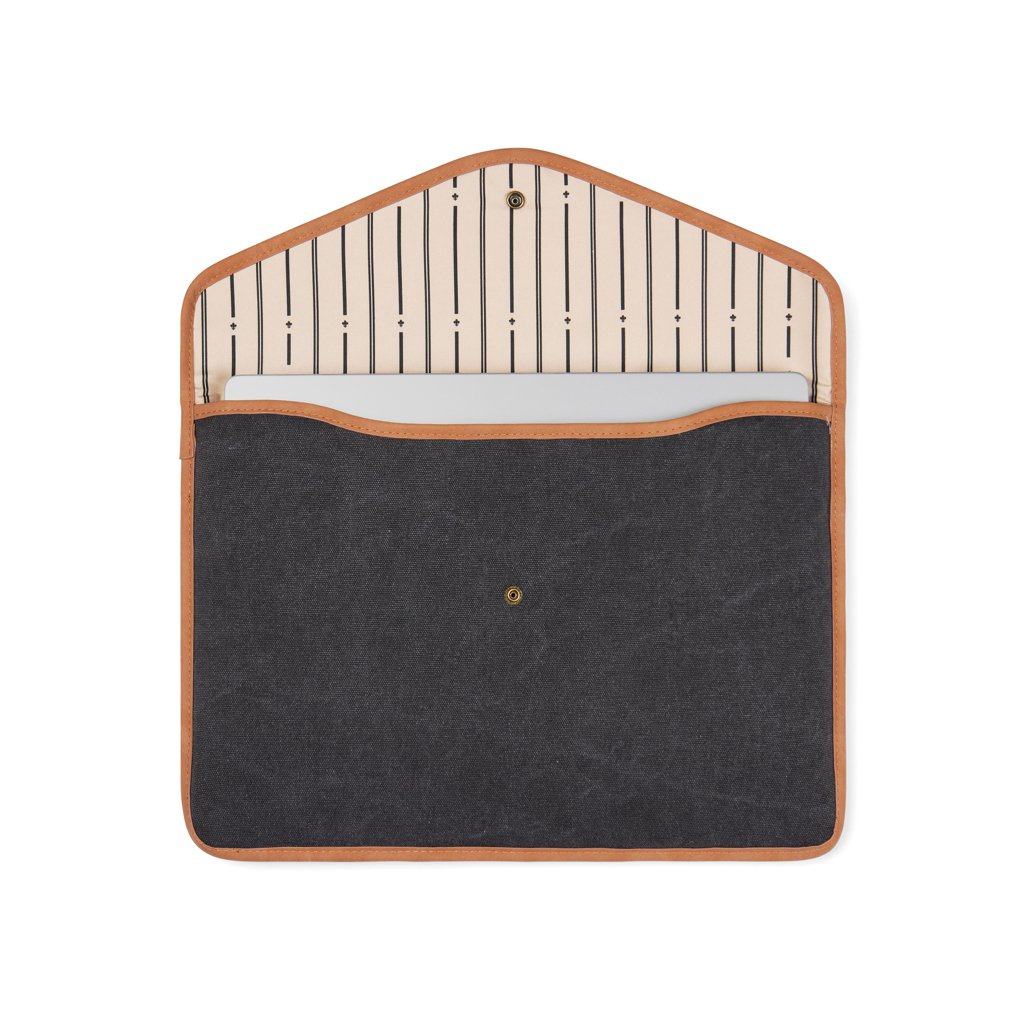 Funda para portátil 14" de lona reciclada VINGA Bosler GRS - Fundas y maletines personalizadas - Mochilas corporativas personalizadas - imagen 3