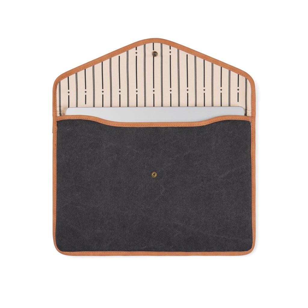 Funda para portátil 16" de lona reciclada VINGA Bosler GRS - Fundas y maletines personalizadas - Mochilas corporativas personalizadas - imagen 3