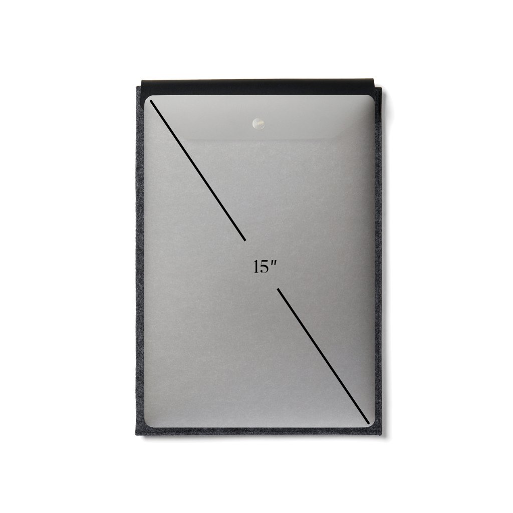 Funda para portátil de 15" de fieltro reciclado VINGA Albo - Fundas y maletines personalizadas - Mochilas corporativas personalizadas - imagen 5