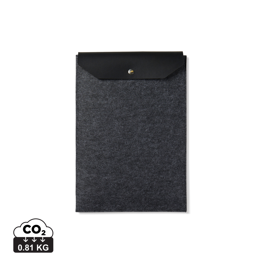 Funda para portátil de 15" de fieltro reciclado VINGA Albo - Mochilas Corporativas Personalizadas. Puntokat